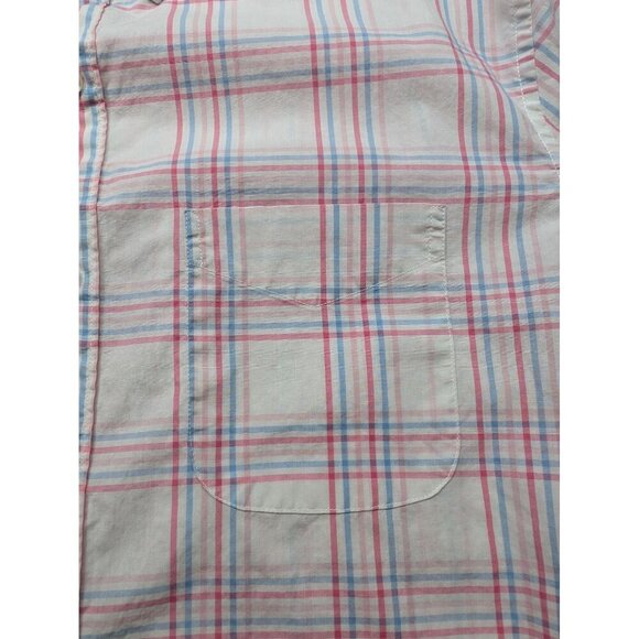 Bonobos Plaid Button-Down Shirt Mens Medium 100% Cotton Preppy Slim Business - Picture 4 of 9